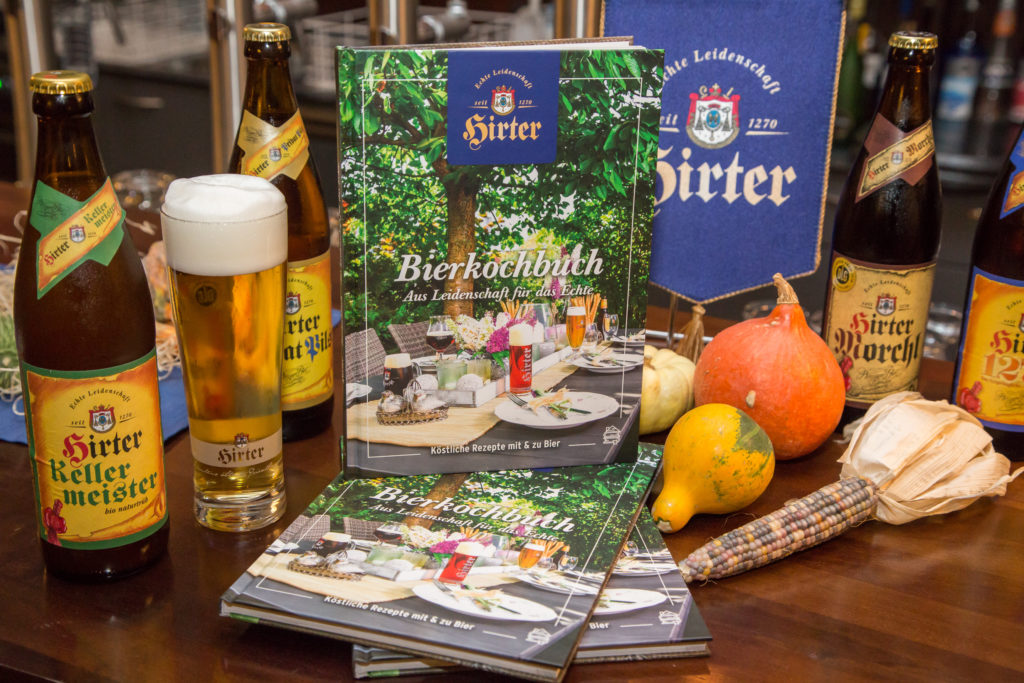 Präsentation des Hirter Bierkochbuches: Aus Leidenschaft für das Echte  Köstliche Rezepte mit und zu Bier